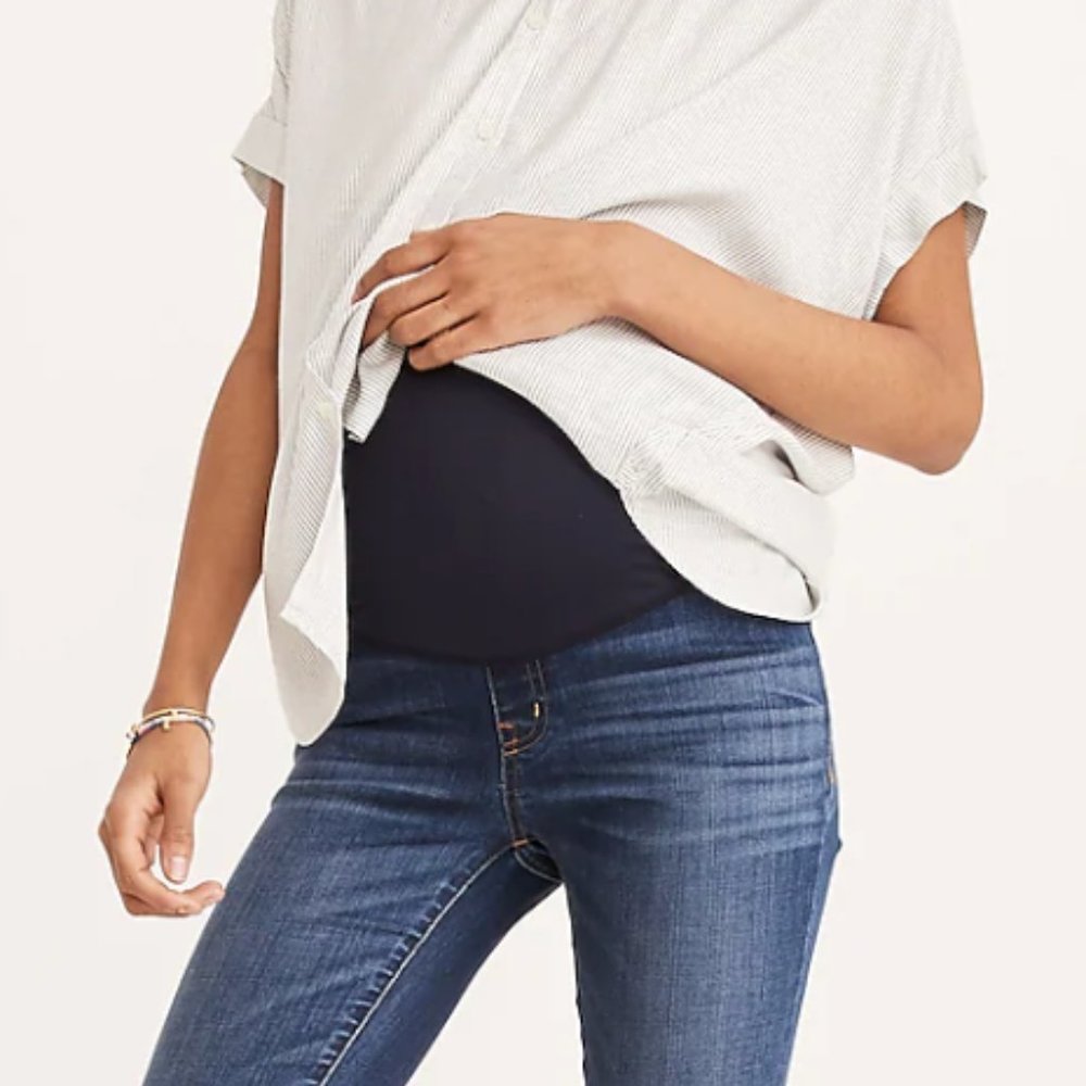 Madewell Maternity Over-the-Belly Skinny Jeans - Size 27